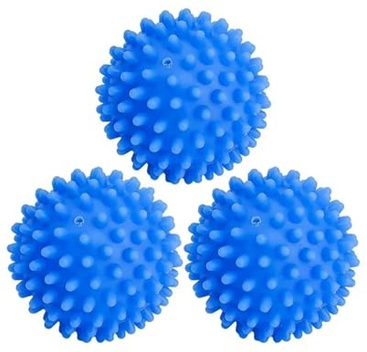 6/1 Stück Wäschebälle Anti-Wicklung Wäschebälle Trocknerbälle Wiederverwendbare Haushaltswasch-Reinigungswerkzeuge Reinigungsball(Blue 3pcs)