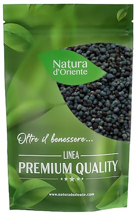 NATURA D'ORIENTE - Semi Di Papavero 1 Kg – Ricchi di Fibre e Proteine – Ideali per Pane, Dolci, Insalate e Ricette Salate – 100% Naturali, Senza Conservanti
