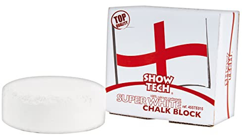 Show Tech Englischer runder Kreideblock, Ihr Hundepflege-Experte, wird von Profis verwendet, zum Aufhellen oder Aufhellen von Fell, super weiß