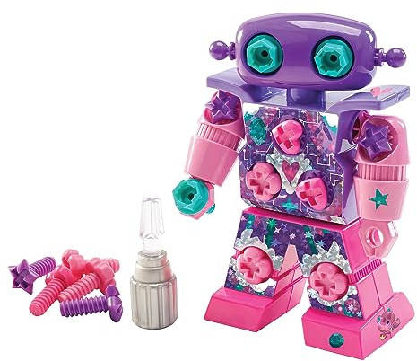 Learning Resources Design & Drill Sparklebot Spielzeugroboter, 23-teiliger Bausatz, Spielzeugbohr-Set für Kinder, Mint-Spielzeug, als Geschenk, ab 3 Jahren