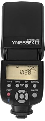 Yongnuo YN565EX III N Flash Speedlite, Wireless Slave TTL Manual and Multi Mode HSS, Compatible with D7500 D7200 D7100 D7000 D5600