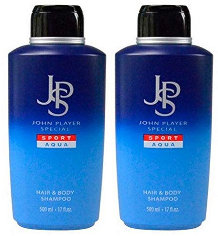 John Player Special Sport Aqua Hair & Body Shampoo 2 x 500 ml