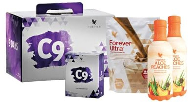 Forever Living C9 Aloe Pfirsich-Gel und Schokolade, natürlicher Gewichtsverlust