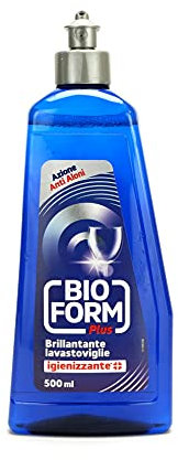 Hemir Bioform Plus Brillantante Lavastoviglie igienizzante 500 ml, Liquido