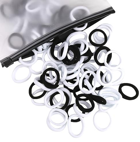100 ligas para el pelo para niños, lazos de nailon suave para el cabello de bebé, sin daños, bandas para el cabello sin costuras, accesorios para el cabello, lazos para el cabello para niñas pequeñas,