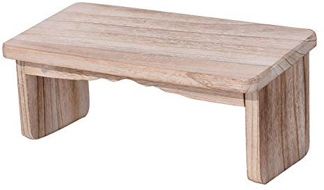 Meditationsbank aus Holz (18 x 8 x 6 Zoll), Faltbarer und ergonomischer Meditationshocker, stabile Gebetsbank, bequem zum Knien oder Sitzen, perfekt für tiefere und längere Meditation