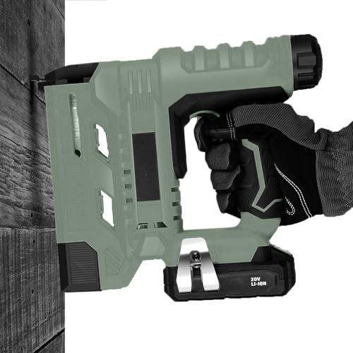 Pistola Spara Punti e Chiodi a Batteria 20V - Chiodatrice con Regolazione Profondità, Perfetta per Bricolage e Tappezzeria