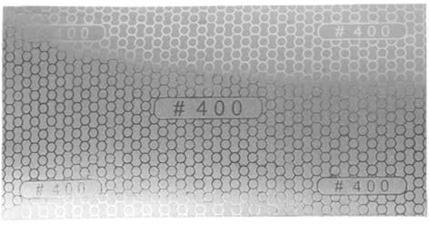 1 papel de lija de diamante de 200 mm x 100 mm para pulir coches, metales, paredes, muebles de madera (400 grano)