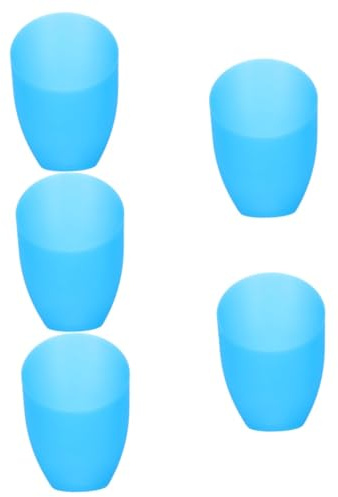 TOPBATHY Abat Jour Plafond 5 Pièces Abat-jour En Fer à Cheval Incliné Led Leds Lampes Couvercle De Poignée De Casserole Couverture Abat-jour De Table Abat-jour Pour Lampadaire Plastique Blue