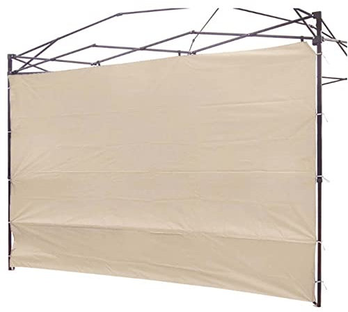Gazebo Side Panel, Canopy Sunwall Panels for 3x2M Straight Leg Gazebos Tent, Outdoor Instant Canopies, 1 Pack Sidewall Only(Beige,3 * 2M(210D))