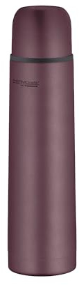 THERMOcafé TC EVERYDAY Thermosflasche 0,70 l, 12 h heiß, burgundy mat | 24 h kalt, mit Trinkbecher, auslaufsicher, Edelstahl-Trinkflasche für Kaffee & Tee, ideal für Büro & unterwegs, rot