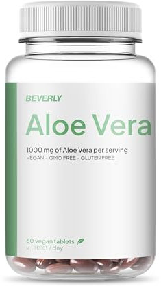 Beverly Aloe Vera - 60 comprimidos vegetales - 60 servicios - Laxante suave de origen 100% natural