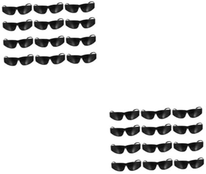 SHINEOFI 2sets Welding Eyeglasses Protective Goggles Dark Safety Eye Protection for Welding Windproof Design for Construction Electricians Engineers and More 12pcs*2
