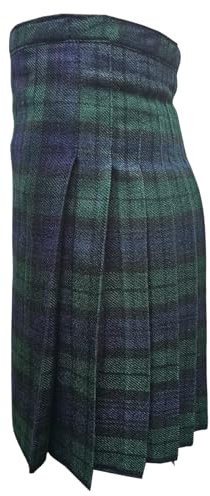 Kids Scottish Kilt Outfit - Royal Stewart, Black Watch, Pride of Scotland Tartan | Boys & Girls Traditional Highland Dress (Black Watch, 1-3 Years)