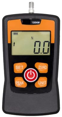 Dinamometro, Misuratore di digitale Tester tensione a molla spinta 100N/500N Strumento misura for test trazione a pressione Push Pull(100N)