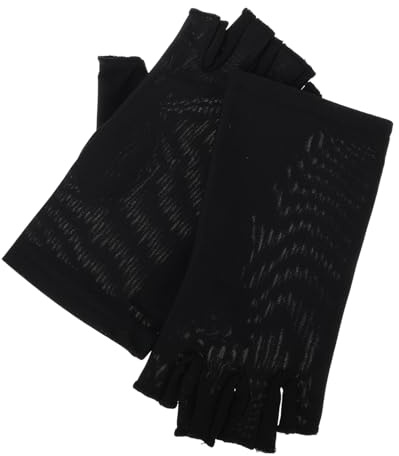 CIYODO Sun Protection Gloves for Driving UV Blocking Gloves for Nails and Gel Manicures for Outdoor Activities