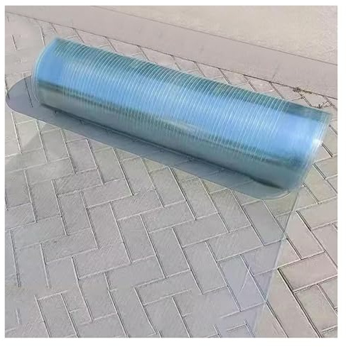 FTYEBDNC Frp-Blech Verstärkte Polyester-Platte Für Gewächshaus-Dach, Parkplatz-Dachblächen, Bushaltestellen Und Schutzhäuser/Clear/1.5 * 8M/4.92 * 26.25Ft