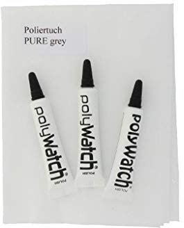 Lot de 3 pâte à polir Polywatch par PUREgrey, élimine les rayures sur les plastiques.