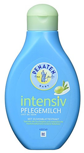 Penaten Intensiv Pflegemilch, schnell einziehende Baby Hautpflege Bodylotion, spendet 24h Feuchtigkeit und unterstützt die Hautschutzbarriere, 400 ml