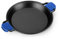 MONIX Solid+ Paellera Antiadherente y Asas de Silicona, Aluminio, Negro y Azul, 36 cm
