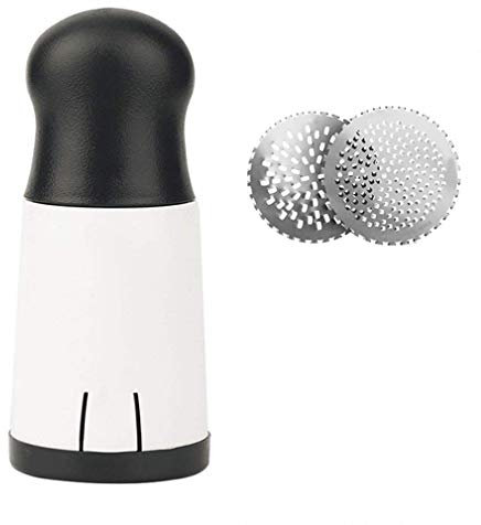 Rallador de queso, Molino de queso de acero inoxidable Rallador de queso Rotary 2 Patrón de rebanada de cocina Gadgets rallador de chocolate DIY mantequilla molino de alimentos