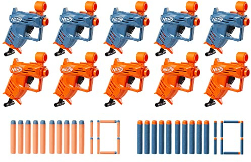 NERF Elite Ace SD-1 Party Pack, 10 Blasters, 20 Darts, 8 Year Old Boys & Girls & Up (Amazon Exclusive)