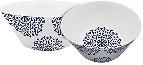 infinite by GEDA LABELS (INFKH) Bol à céréales Classic Blue Ornament 400 ml