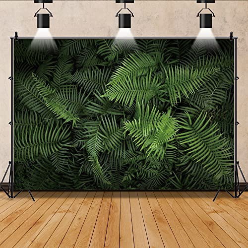 Bovlleetd 220x150cm Feuille De Palmier Photographie Fond Plante Tropicale Buisson Feuilles Vertes Toile De Fond Printemps éTé Paysage Naturel Botanique Photographie Toile De Fond