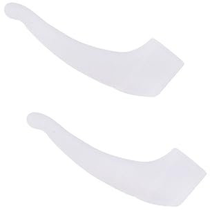 DOITOOL Rutschfeste Brillenhalter Aus Silikon Brillenbügelspitze -brillenhalter Ohrbügelzubehör Weiß Lochgröße Outdoor Reisen Klettern