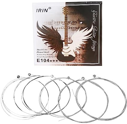 6 Stücke E104 Elektrische Gitarre Saiten 008-038 Überzogener Stahl Nickel Legierung Wunde Party Geschenk Musical Instrument Teile