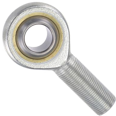 Kozelo SA20TK POSA20 Cojinete de Extremo de Varilla - [Diámetro de 20mm Rosca Macho Izquierda M20x1.5] Adecuado para Equipos de Automatización Acero #45 Acero Cromado