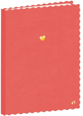 Quo Vadis - Anteckningsbok - fantasi - rosa - linjerade sidor - 15 x 21 cm - vitt Clairefontaine papper - franskt tillverkat