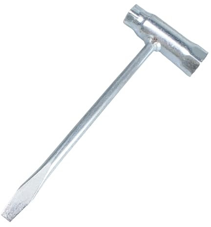 AUXBC 13 x 19 mm T-Schraubenschlüssel, Stahl-Kettensägen-Ersatz, Kombi-Schraubendreher und Schraubenschlüssel, Steckschlüssel-Einstellwerkzeug für Zündkerze (13 und 19 mm)
