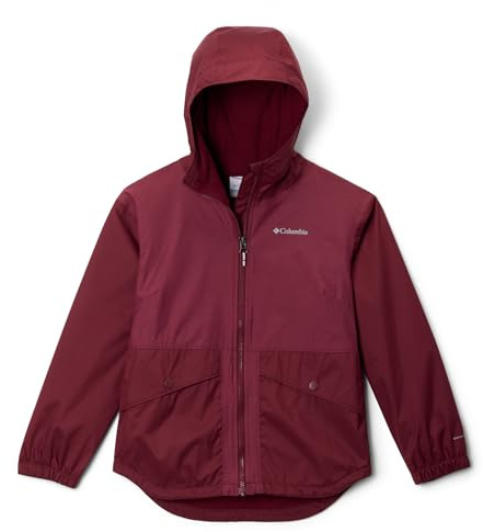 Columbia Rainy Trails II Fleecefodrad Jacka, Håll Dig Torr Med Vattentätt Skydd, Utforska Med Justerbar Huva, Håll Dig Synlig Med Reflekterande Detaljer - Ungdom Flickor