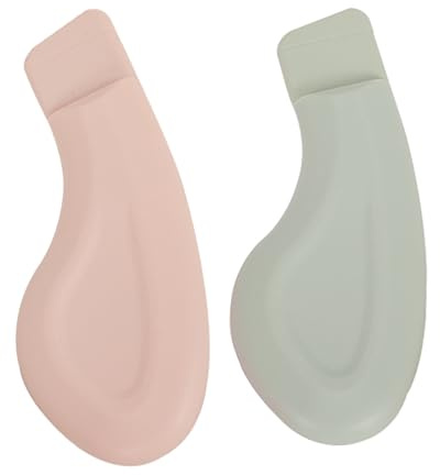 Espátula de piel para eliminar puntos negros, cutículas muertas para la cara, espátula facial de limpieza profunda de poros (rojo y verde)