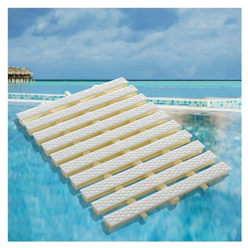 YINMAN Rejilla De Drenaje For Piscina, Rejilla De Plástico De 3 Orificios For Desagüe De Suelo, Rejilla De Drenaje For Fregadero De Empalme, For Terraza De Baño(30x100cm/12 Pieces)