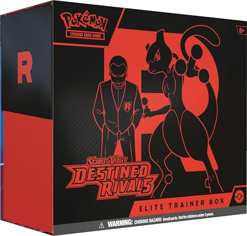Pokémon TCG: Scarlet & Violet—Destined Rivals Elite Trainer Box (1 Full-Art Promo Card, 9 Boosters & Premium Accessories)
