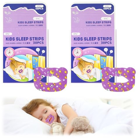 60 Stück Mundpflaster Schlafen,Mouth Tape for Sleeping,Mund Tape Schlaf Anti Schnarch Besser Schlafen,Mundpflaster Gegen Schnarchen,Mundband für Nasenatmung,im Schlaf Mund Pflaster Zum Schlafe