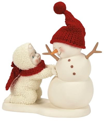 Department 56 Snowbabies Christmas Jubilee Tickle Me Snowman Figurine, 4.25 Inch, Multicolor
