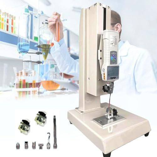 VitalisWorks Dinamometro Digitale Manuale con manovella, Posizione del modulo Regolabile e Display Chiaro per Test accurati di Compressione e Tensione (100N)