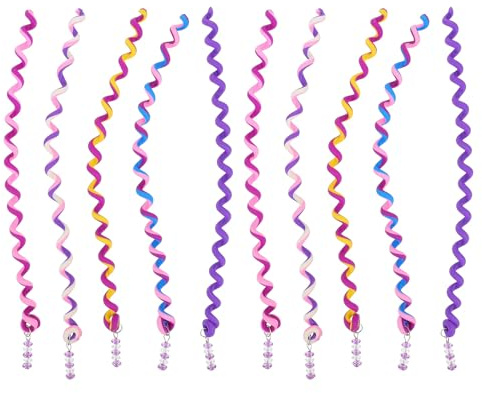 Pinza Cabello Púrpura de Arcilla 12 Piezas para Flequillo