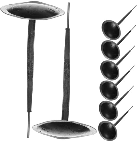 EPIGEIST Kit Di Riparazione Pneumatici 24 Toppe a Fungo Da 4,5mm Chiodi Per Riparazione Pneumatici Auto e Biciclette Tubeless Efficiente e Rapido