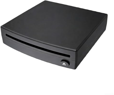 Portable Player with USB for Car, External Disc Drive with Lossless Audio Playback, Compact ABS Design, and Play Installation for DVD Systems
