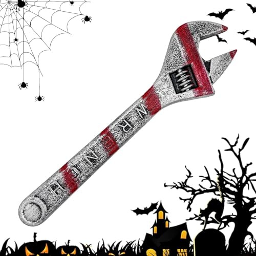 Halloween skiftnyckel - 18 kostymverktyg | skiftnyckel halloweenleksak, falsk rekvisita, plastleksakstillbehör för spökhusutrymningsrumsbar och skräckfestdekoration