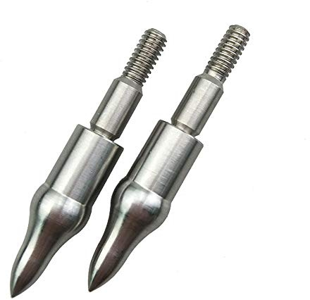 MILAEM 12pcs Bogenschießen Pfeilspitzen 100/125/150 Grain Jagdspitzen Pfeilspitze Stahl Spitze Broadhead für Bogenpfeile Armbrustpfeile Armbrust Bolzen