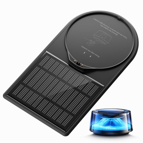 Ceeniu CF8 Solarmodul, Hochleistungiges Monokristallinen-Silizium-Solarpanel für CF8 Auto Lüfterfrischer mit Overcharge Schutz Auto Shut-Off