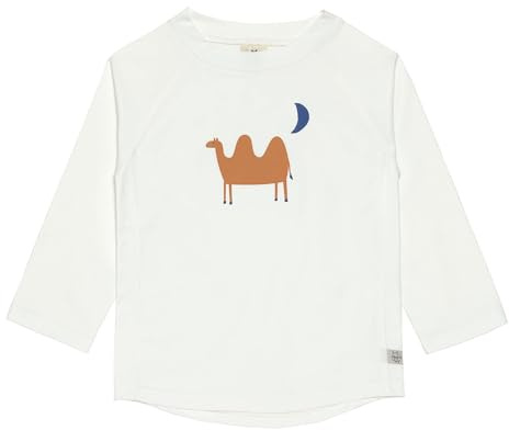LÄSSIG Rashguard T-shirt à manches longues Rashguard unisexe pour bébé, camel, 19-24 Monate