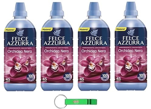 Felce Azzurra Ammorbidente Concentrato - Ammorbidente Concentrato - 45 lavaggi - 900ml + portachiavi Beni Culinari