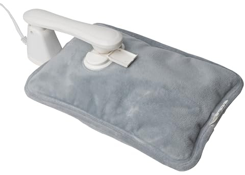 #winning Long Lasting Supersoft Medium Size Grey Fleece Electric Hot Water Bottle