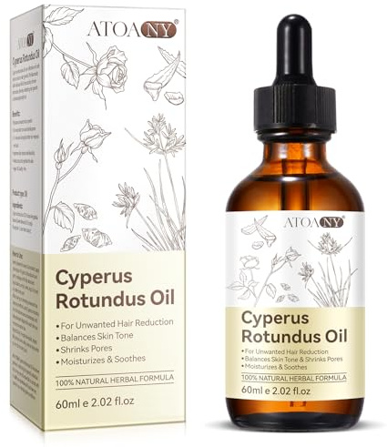 Cyperus Rotundus Oil, Cyperus Rotundus Oil for Hair Removal, Reduce the Appearance of Unwanted Hair, Moisturising & Soothing Skin,Suitable for All Skin Types